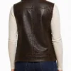 Heart of the Beast 2026 Brad Pitt Brown Leather Vest Women