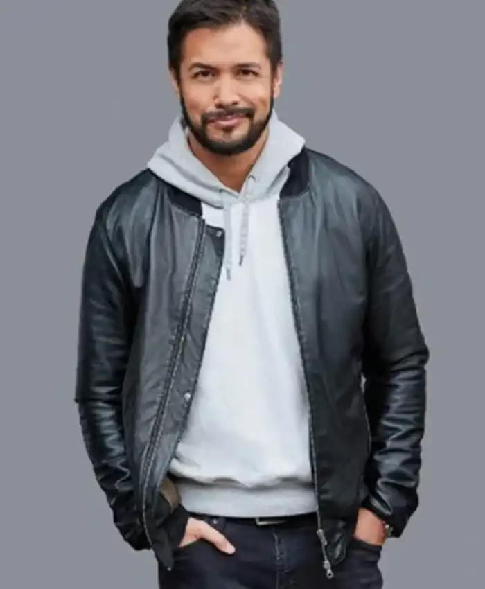 Hearts In The Game 2023 Marco Grazzini Black Bomber Jacket