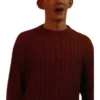Heartstopper Charlie Spring Red Knit Sweater
