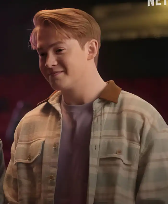 Heartstopper Kit Connor Cotton Plaid Jacket