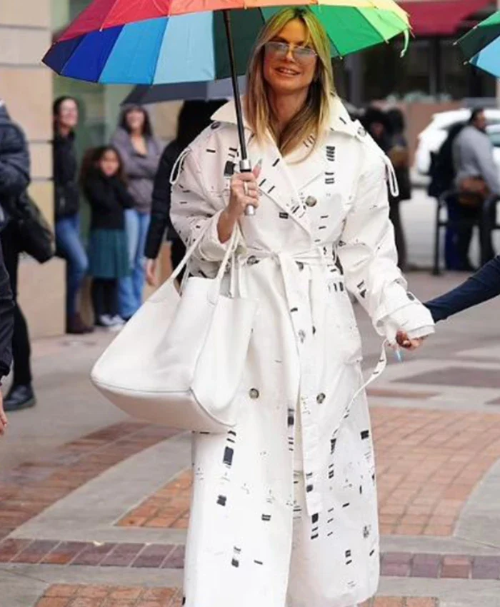 Heidi Klum Americas Got Talent Long Coat