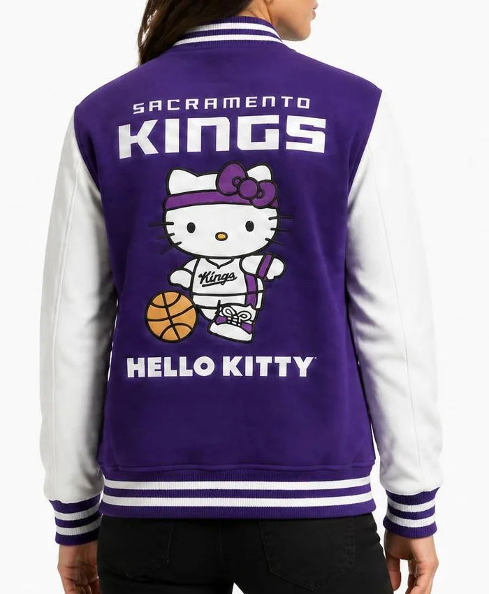 Hello Kitty Sacramento Kings Varsity Jacket Women