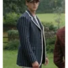 Hero Fiennes Tiffin TV Series Young Sherlock 2026 Sherlock Holmes Striped Blazer