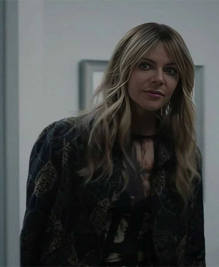 High Potential 2025 Kaitlin Olson Black Coat