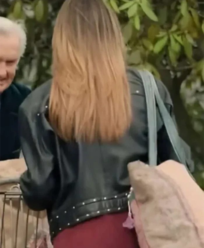 High Potential Kaitlin Olson Black Leather Jacket
