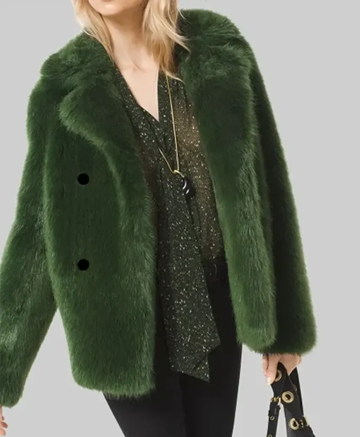 High Potential Kaitlin Olson Green Coat