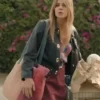 High Potential Kaitlin Olson Leather Jacket
