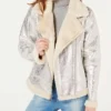 High School Musical Kourtney Silver Satin Jacket