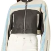His And Hers 2026 Tiffany Ho Colorblock Leather Jacket