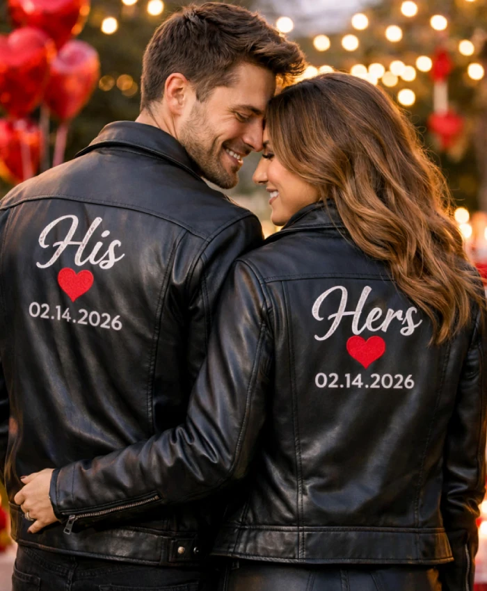 His and Hers Matching Leather Jacket