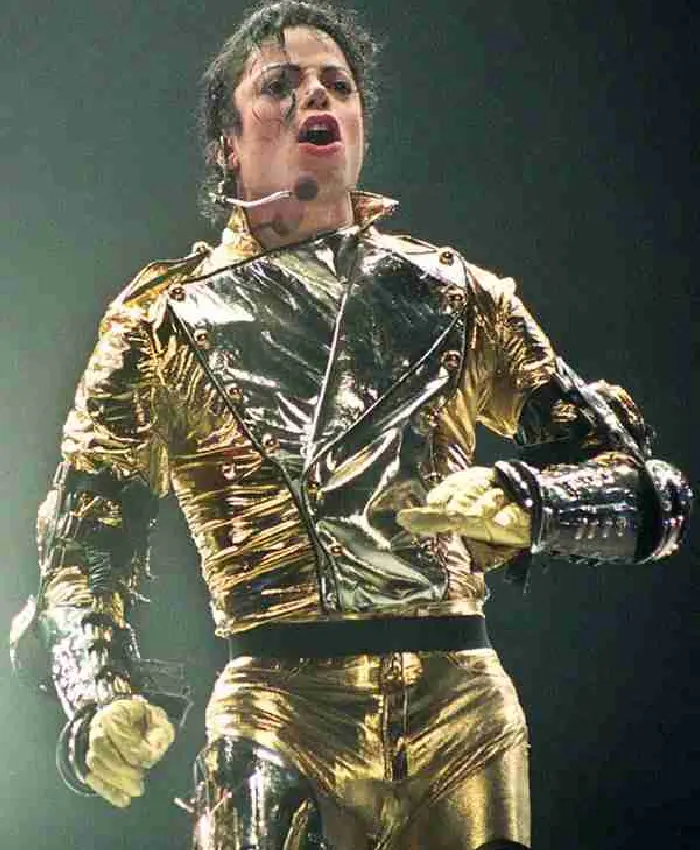 History World Tour Michael Jackson Golden Jacket