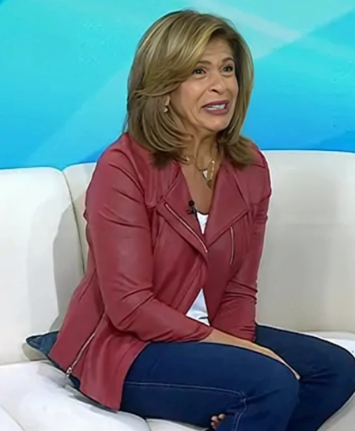 Hoda Kotb The Today Show Burgundy Jacket - Image 2