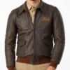 Hogans Heroes Bob Crane Leather Jacket Mens