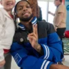Holiday Touchdown A Bills Love Story 2025 Damar Hamlin Blue Puffer Jacket