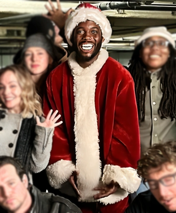 Holiday Twist Blake Leeper Santa Claus Rex Coat