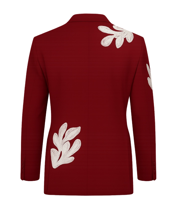 Hollywood Squares S02 Maroon Blazer - Image 3