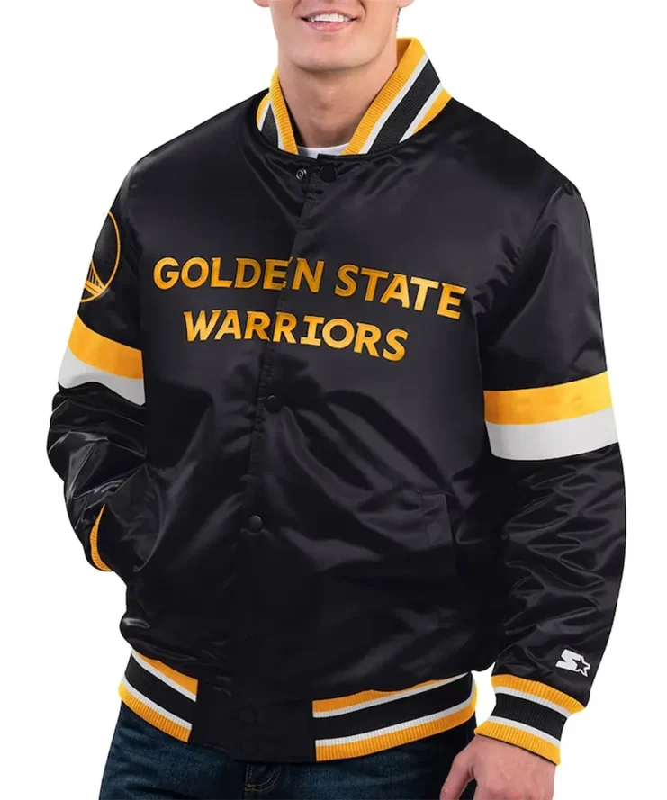 Home Game Golden State Warriors Black Jacket