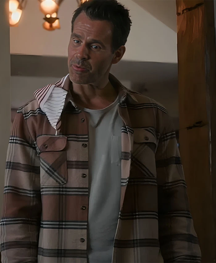 Home Sweet Christmas Cameron Mathison Flannel Plaid Jacket