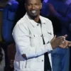 Host Jamie Foxx Beat Shazam White Jacket