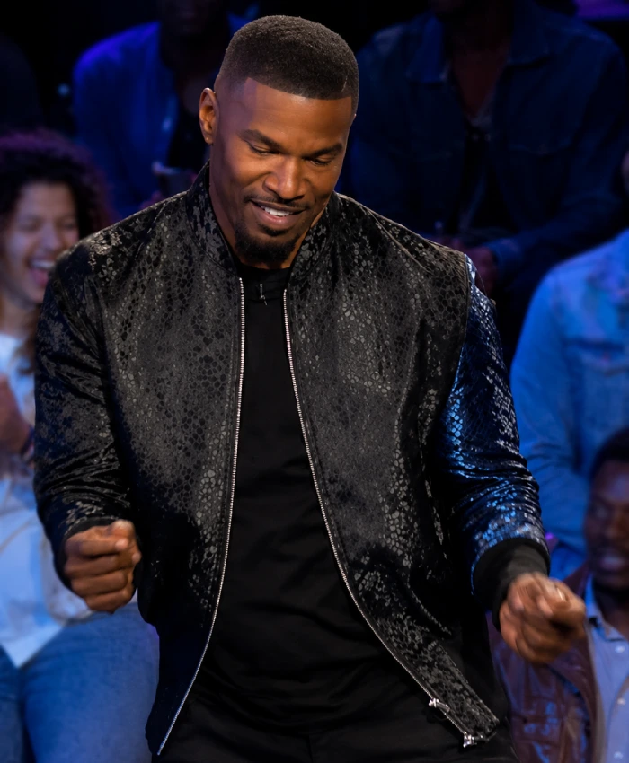 Jamie Foxx Beat Shazam Black Jacket