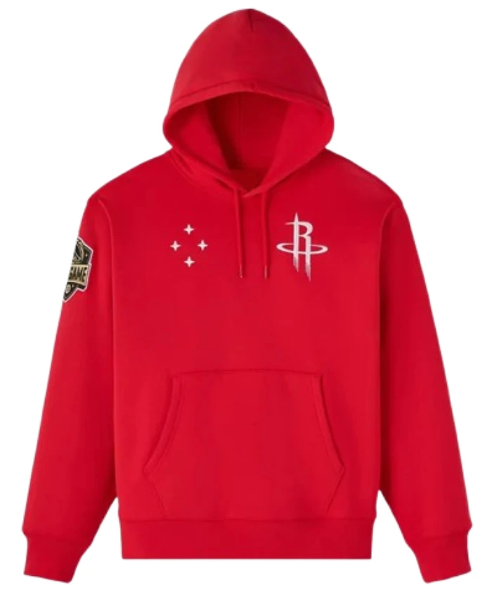 Houston Rockets OVO Pullover Red Fleece Hoodie