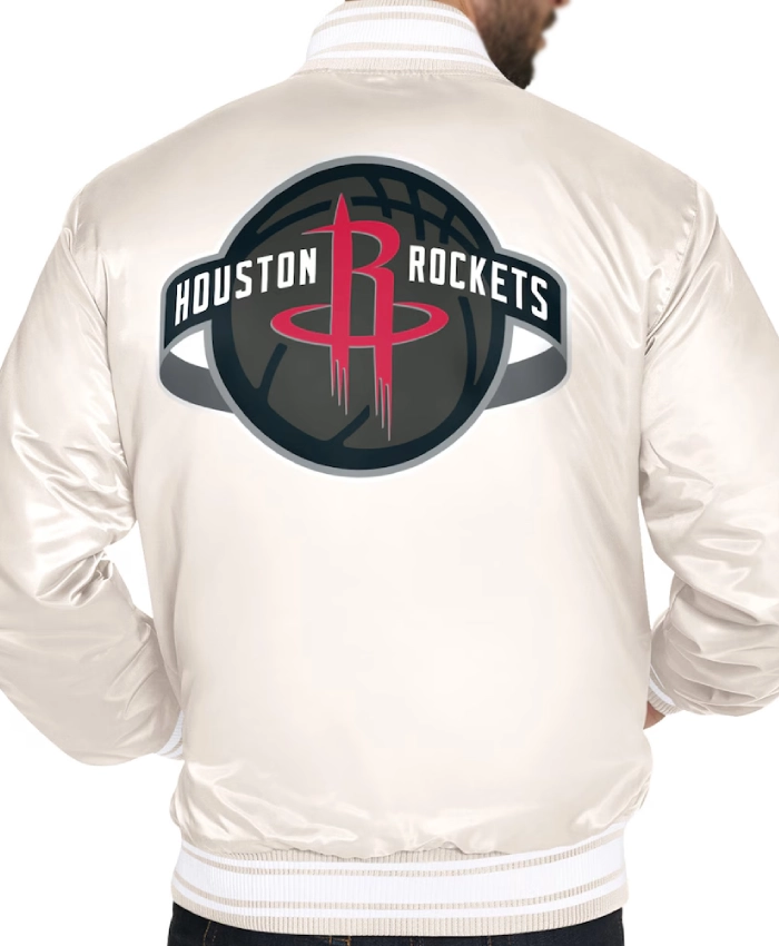 Houston Rockets Starter Team Satin Varsity Jacket