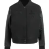 Houston Rockets Triple Black Varsity Jacket