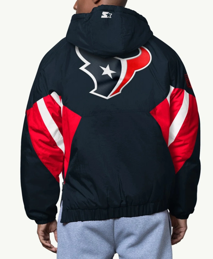 Houston Texans Classic Breakaway Half-Zip Hooded Jacket - Image 2