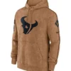 Houston Texans Salute To Service Club Brown Hoodie