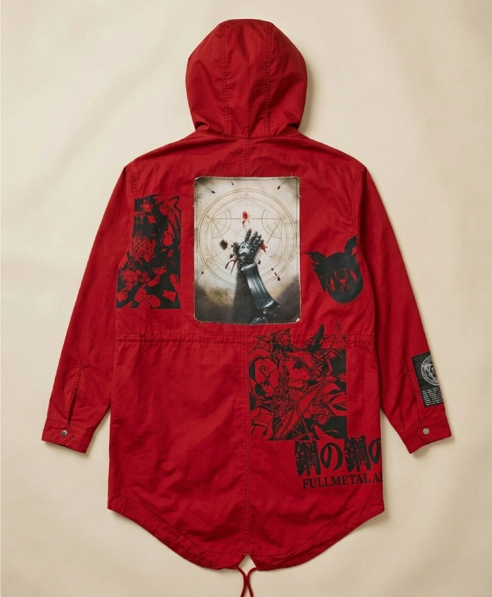 Hypland X FMAB Alchemy Red Parka Jacket