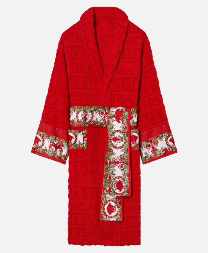 I Love Baroque Red Versace Robe