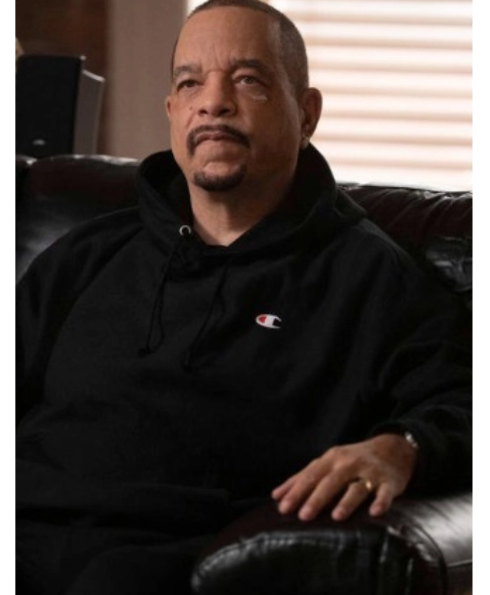 Ice T Law And Order SVU S27 Odafin Tutuola Black Hoodie
