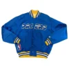 Indiana Pacers 90s Blue Letterman Varsity Jacket