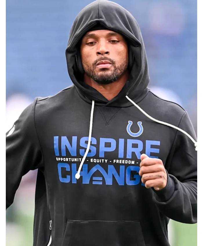Indianapolis Colts 2025 Inspire Change Black Pullover Hoodie