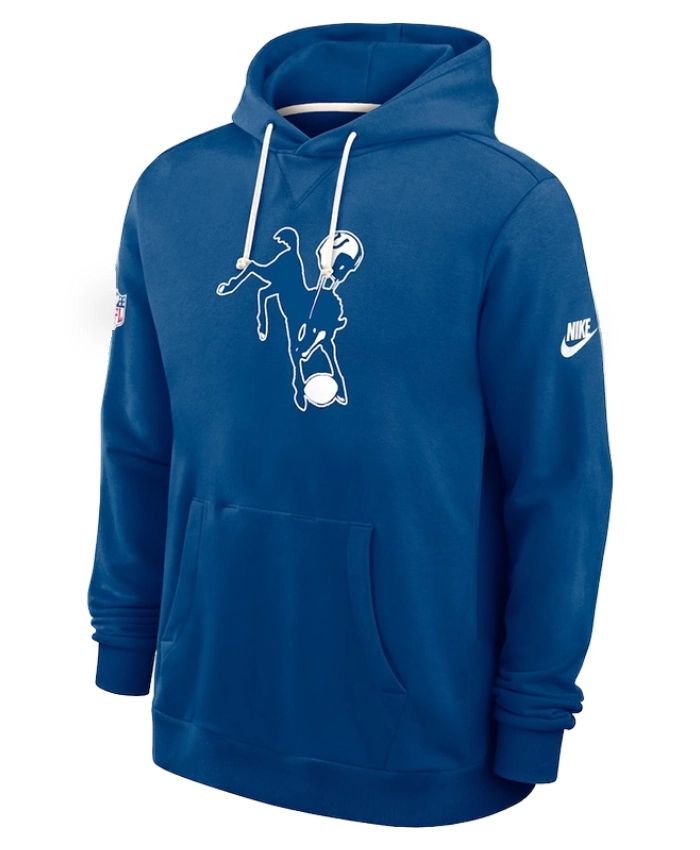 Indianapolis Colts Nike Royal Sideline Standard Issue Alt 2 Dri FIT Hoodie