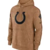 Indianapolis Colts Salute To Service Club Brown Hoodie