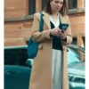 Ingrid Oliver Run Away S01 Yvonne Previdi Brown Wool Coat