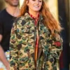 It Ends With Us Blake Lively Camo Print Jacket