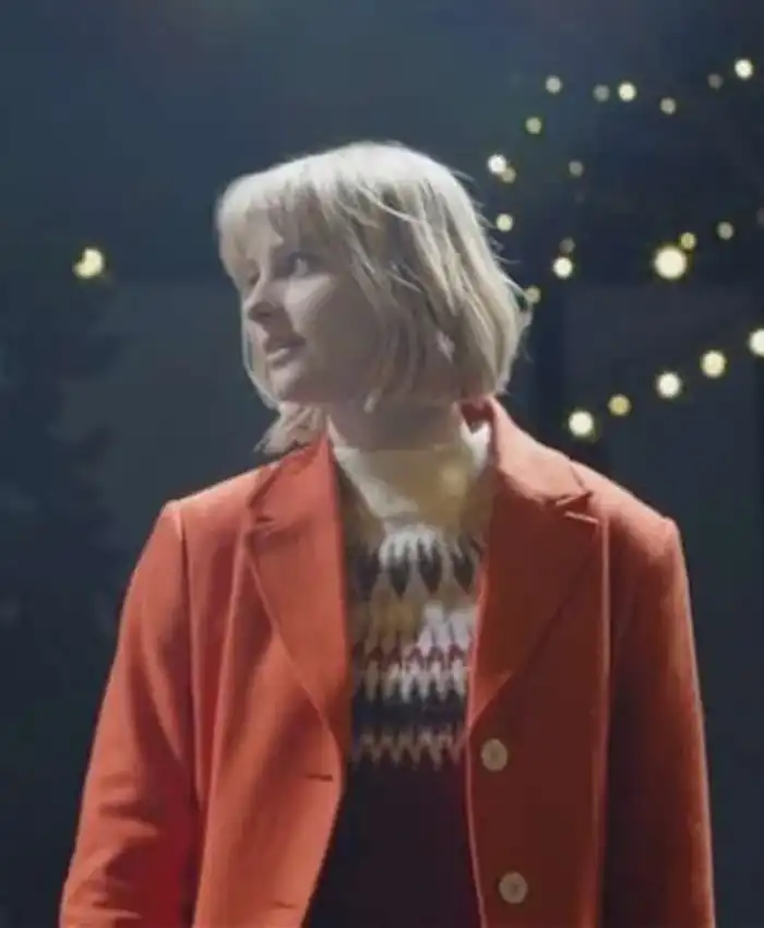 Its A Wonderful Knife Jane Widdop Orange Coat