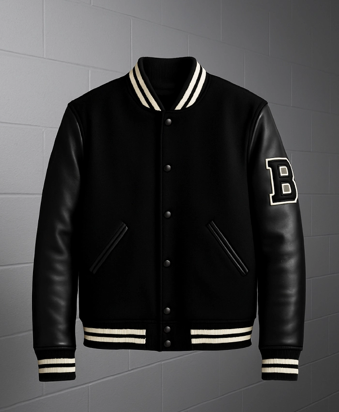 Alternative view of Ivan Provorov New Jersey Devils v Columbus Varsity Jacket
