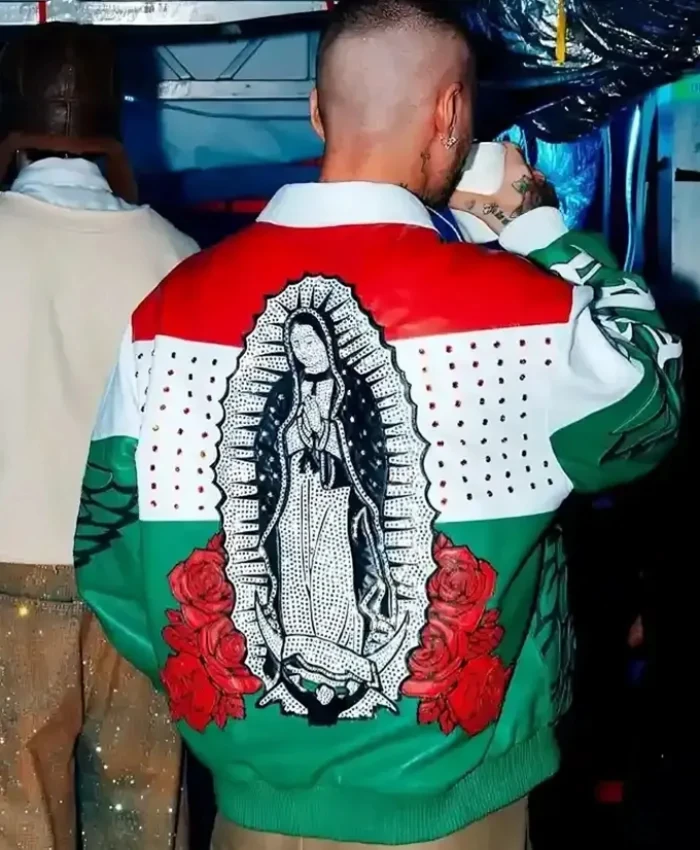J Balvin Mexico Bomber Jacket - Image 2