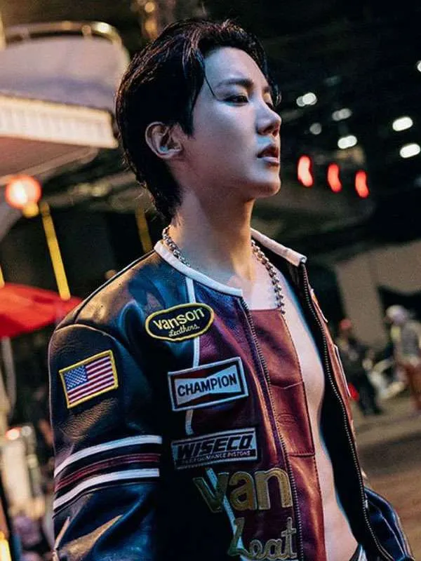 J-Hope Killin It Girl Leather Jacket - Image 2