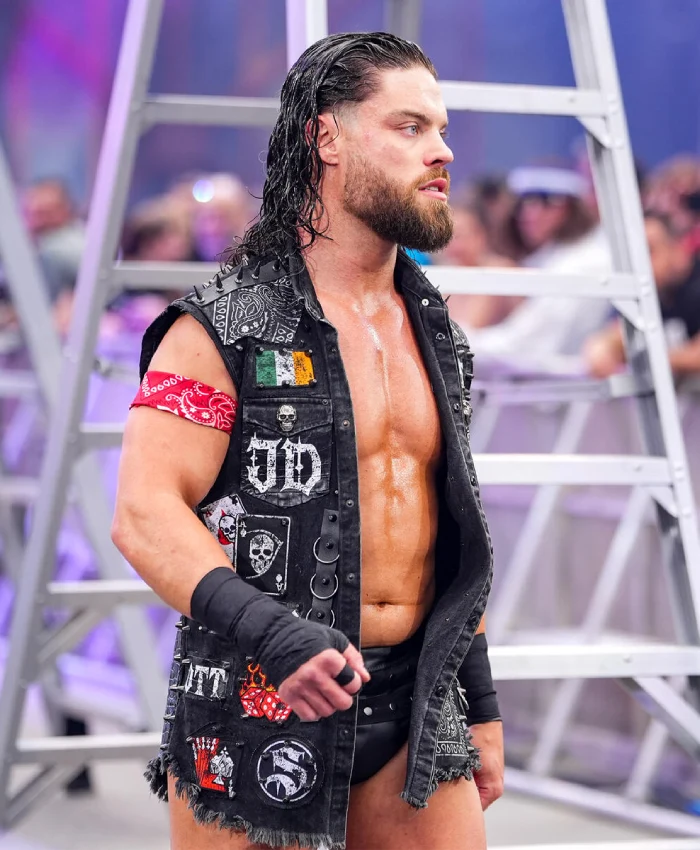 JD Mcdonagh WrestleMania 42 Denim Vest