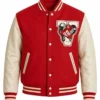 Jaafar Jackson Movie Michael 2025 Red And White Varsity Jacket For Men And Women