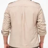 Jack Black Jumanji Open World Cotton Beige Jacket Men