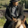 Jack Cree The Abandons 2025 Michael Greyeyes Black Cotton Coat