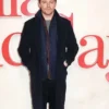 Jack Lowden Ella McCay 2025 Movie Event Black Wool Coat