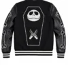 Jack Skellington The Nightmare Before Christmas The Pumpkin King Black Varsity Jacket On Sale