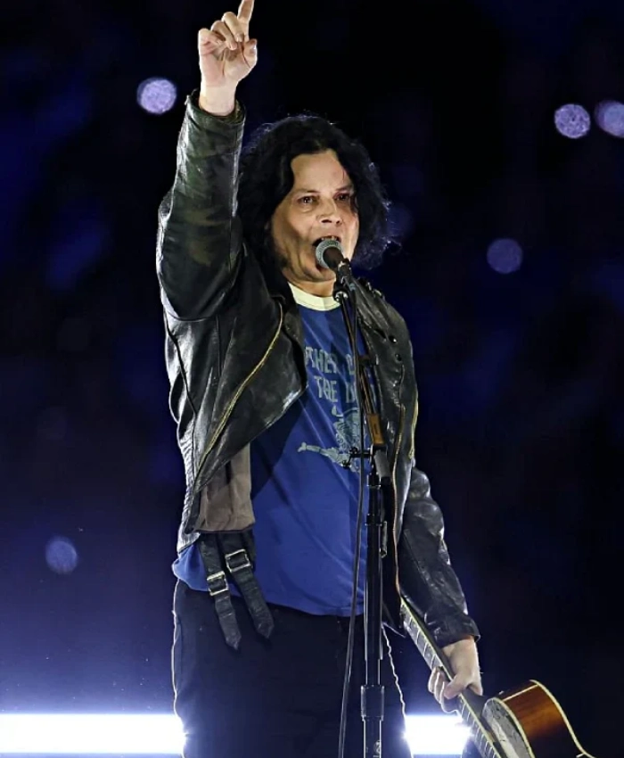 Jack White Halftime Show Leather Jacket - Image 8