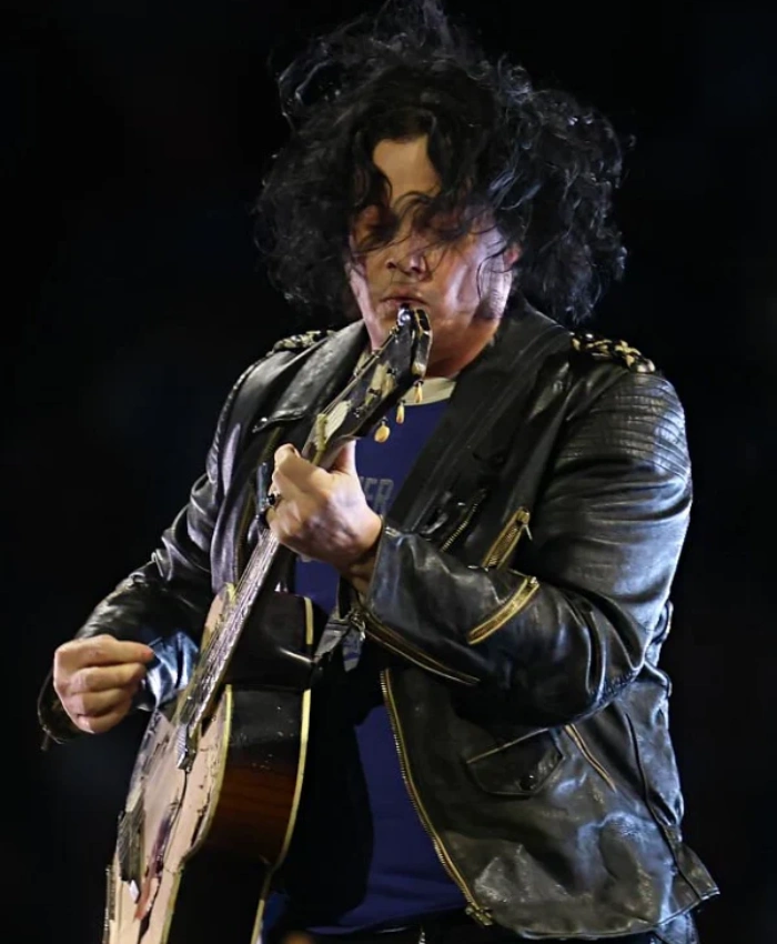 Jack White Halftime Show Leather Jacket - Image 9